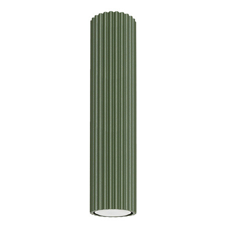 Lampa Sufitowa Reflektor Tuba Spot 1x GU10 Oliwkowa Karbon Deep Space SL.1608 Sollux