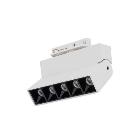 Reflektor Szynowy Lampa do Szynoprzewodów 1-fazowy LED 10W 600lm 3000K Ciepła Biały Nowoczesna PROFILE FOCUS 7618 Nowodvorski