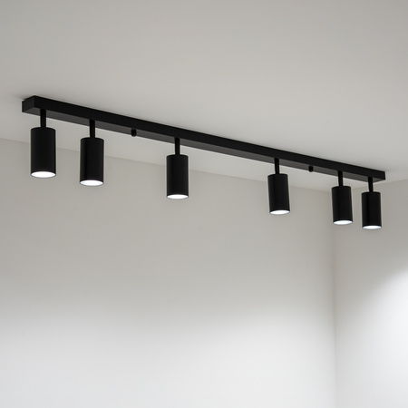 Lampa Sufitowa Plafon SPOT TUBA Reflektor Oprawa Halogenowa Skośna 6x GU10 TABULA LUMILED