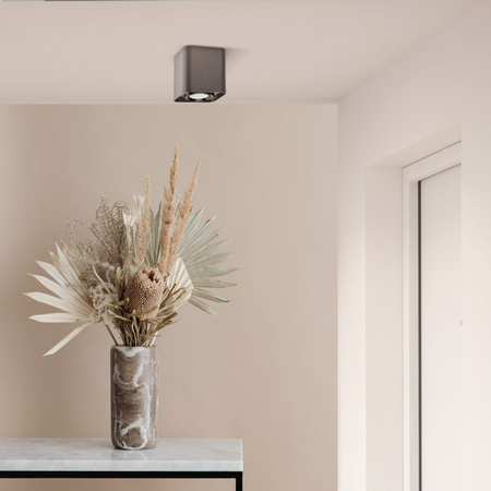 Oprawa Natynkowa Punktowa Spot GU10 Czarna Złota XENO Sanico Goldlux