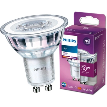 Żarówka LED GU10 4,6W = 50W 370lm 3000K Ciepła 36° reflektor punktowy PHILIPS