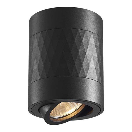 Oprawa Natynkowa SPOT 1x GU10 Ruchoma Czarna STANLEY Videx