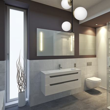 Lampa Sufitowa SPARTA Czarna Złota 3xE14 Milagro