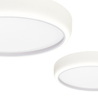 Plafon LED Lampa Sufitowa Natynkowa GEA Biały 36W LED Ø390 mm Milagro