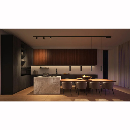 Lampa Sufitowa Oprawa Wisząca LED Perifo Czarna 5,2W CCT RGB Philips HUE Bluetooth