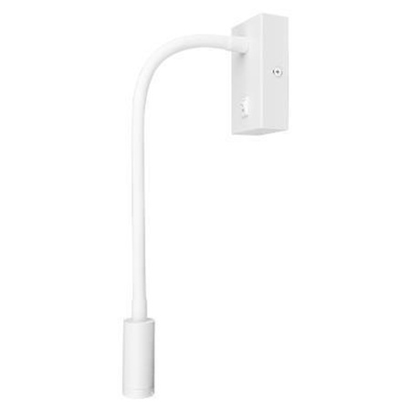 Lampa Ścienna LED Elastyczny Kinkiet do Czytania LEO 3W 4000K Biały