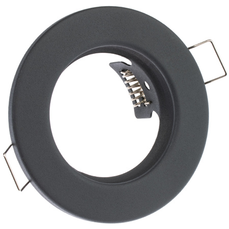 6x Oprawa HALOGENOWA Podtynkowa Stała Okrągła ARDALI Grafit Blacha MR16 GU10 LUMILED