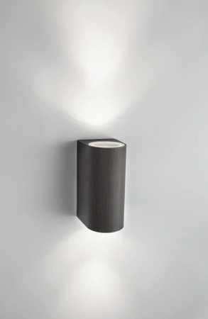 Kinkiet Ogrodowy Lampa Elewacyjna Zewnętrzna 2x GU10 IP44 Brązowa Nightingale Philips