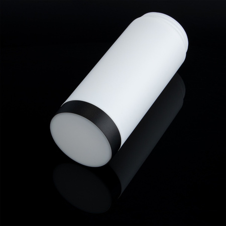 Kinkiet Ogrodowy Elewacyjny E27 SKOŚNY SŁUPEK Tuba Czarna