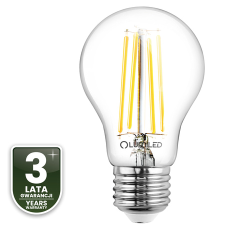 6x Żarówka LED E27 A60 4W = 40W 470lm 4000K Neutralna 360° FILAMENT LUMILED