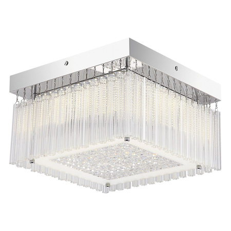 Lampa Sufitowa LED Natynkowa 18W 1550lm 4000K Chrom Nowoczesny Marcella Rabalux