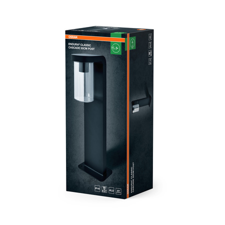 Lampa Ogrodowa Słupek Zewnętrzny Stojący E27 Szary IP44 Endura Osram