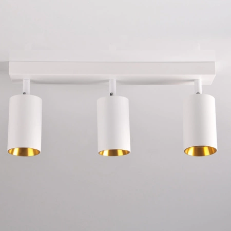 Lampa Listwa Oprawa Sufitowo-Ścienna LED 3 x GU10 MARIBEL Biały GOLDLUX (Polux)
