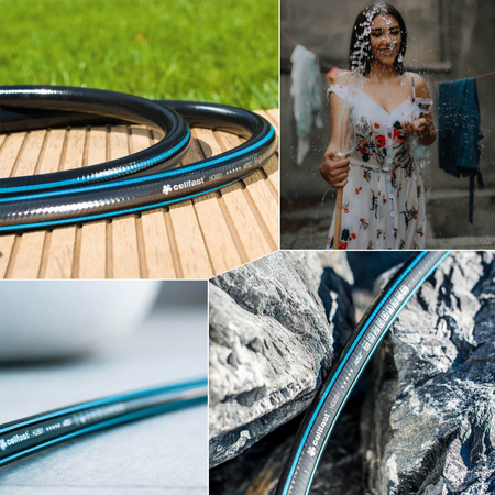 Wąż Ogrodowy do Wody 6 Warstwowy z Oplotem 1/2" 20m Mocny HOBBY ATS2 CELLFAST