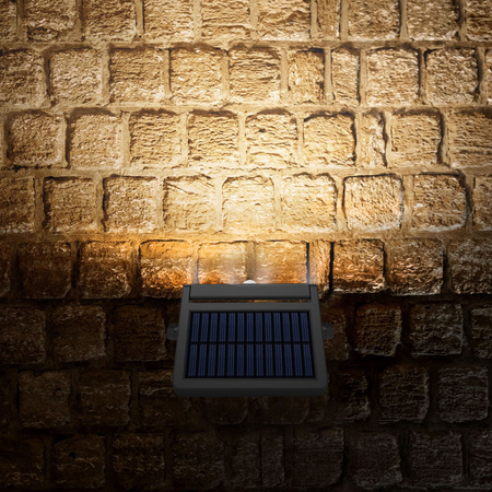 Naświetlacz Lampa Solarna z Czujnikiem 10W 600lm 5000K Neutralna 60° 3.2V IP54 IK06 Czarny VIDEX