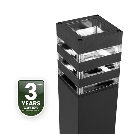 Lampa Ogrodowa Słupek Zewnętrzny Stojący E27 LED TAXUS 2 50cm LUMILED