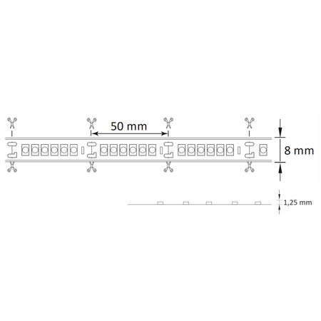Taśma Pasek LED 23W 2300lm 2700K Ciepła 120° Biała Ściemnialna Sanico Goldlux