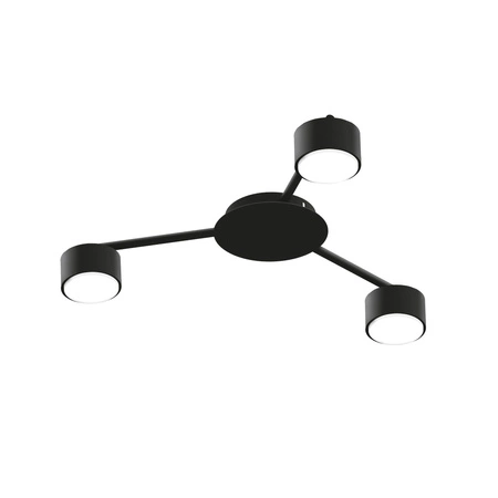 Lampa Sufitowa Żyrandol Oprawa 3x GX53 LED Czarna Nowoczesna Videx