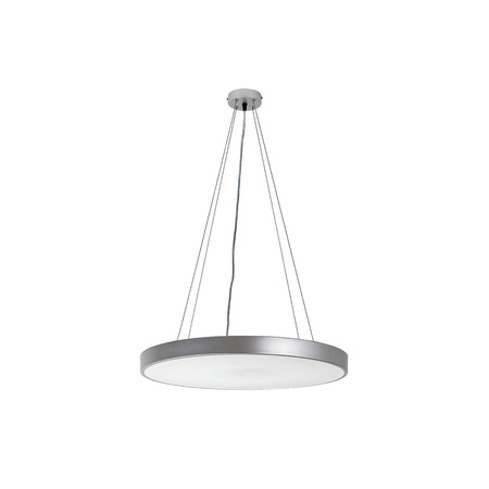 Lampa Wisząca Sufitowa LED 60W Pilot Ściemnialna Timer Srebrny Nowoczesny Tesia Rabalux