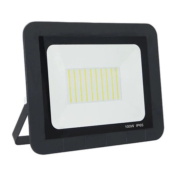 Naświetlacz LED 100W 7000lm 6500K 120° IP65 Czarny GOLDLUX (Polux)