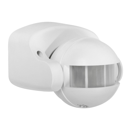 Czujnik Ruchu PIR 12m 150° Uniwersalny IP44 Natynkowy Biały ALER KANLUX