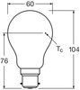 Żarówka LED A60 B22d 7W = 60W 806lm 2700K Ciepła Biała FILAMENT ŚCIEMNIALNA LEDVANCE