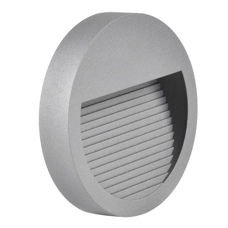 Lampa oprawa schodowa natynkowa LED ogrodowa 3W 60lm IP44 4000K szara Q8 GOLDLUX (Polux)