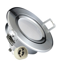 Oprawa sufitowa podtynkowa SUN OLAL srebrny połysk alu GOLDLUX (Polux) + LED GU10 3,5w