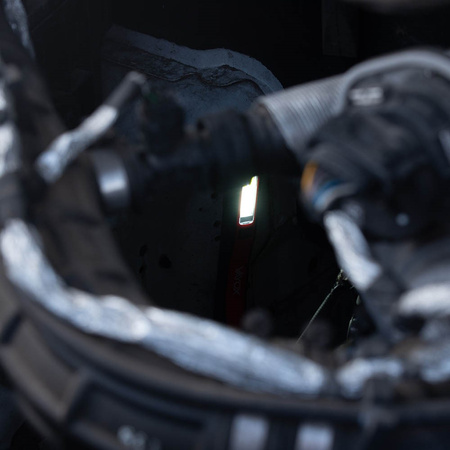 Latarka Warsztatowa Na Baterie 3xAAA IP33 Robocza Magnes Garaż COB + LED VA0102 Vayox