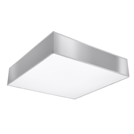 Lampa Sufitowa Oprawa Natynkowa 4x E27 Plafon Kwadratowa Szara Minimalistyczna Horus Sollux