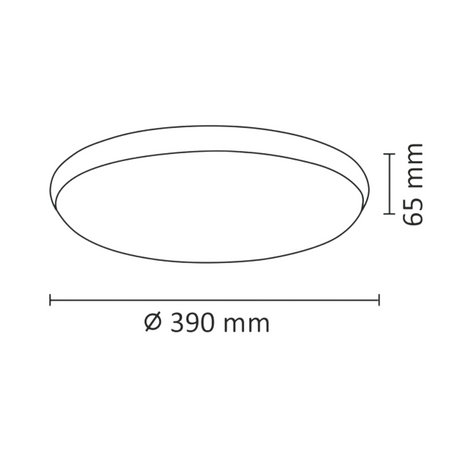 Plafon ROMA 40 oprawa lampa sufitowa LED 15W GOLDLUX 2600lm 4000K
