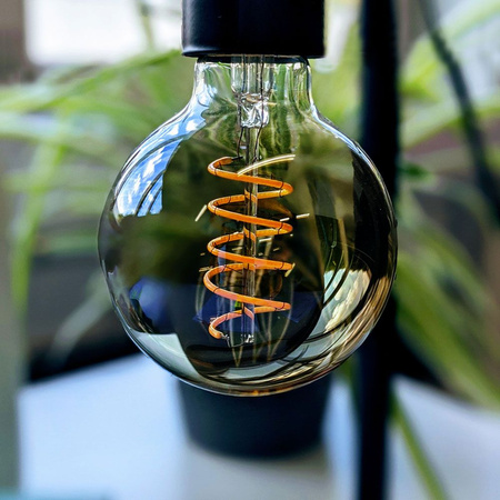 Żarówka LED E27 G95 Kula 4W 100lm 1800K Ciepła 360° FILAMENT Dymiona Ściemnialna Videx