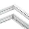 Ramka Natynkowa 45mm do Panelu LED 30x60cm Klik Biała Kobi