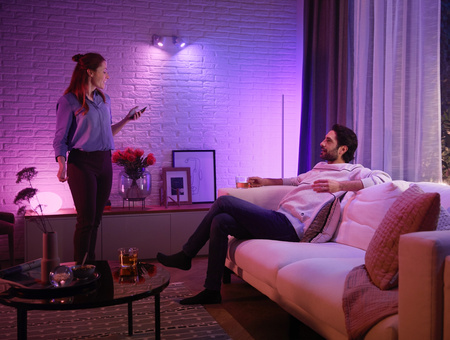 2x Żarówka LED GU10 Reflektor 4.2W = 50W 400lm 2000-6500K CCT + RGB SMART Inteligentna Bluetooth ZigBee White and Color Ambiance Philips HUE