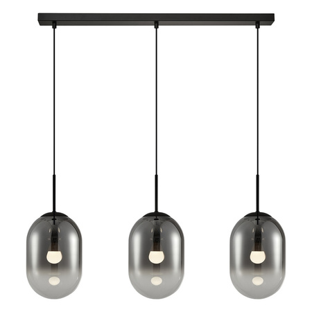 Lampa Wisząca Sufitowa ALIAS Czarna 3xE14 Milagro