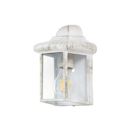 Lampa Ogrodowa Zewnętrzna Kinkiet Elewacyjny E27 IP43 Biały Vintage Norvich Rabalux