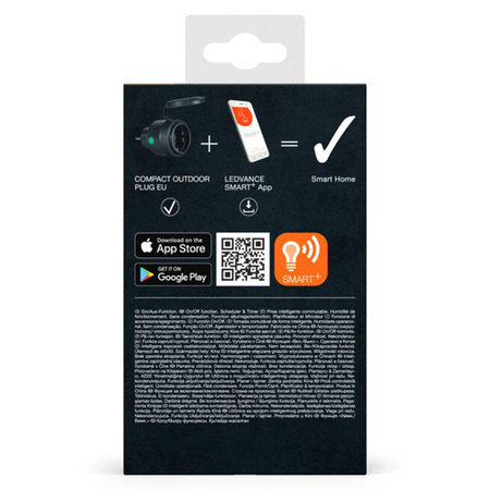 Inteligentne Gniazdko Sieciowe Zewnętrzne 230V SMART+ WIFI COMPACT OUTDOOR PLUG EU LEDVANCE