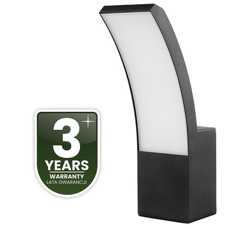 Lampa Ogrodowa Zewnętrzna Kinkiet Elewacyjny LED 12W 4000K AGOS LUMILED