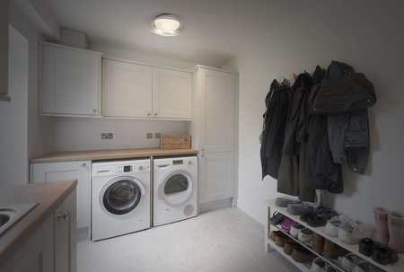 Plafon Lampa Sufitowa Natynkowa E27 Nikiel 30cm Orbis Ledvance