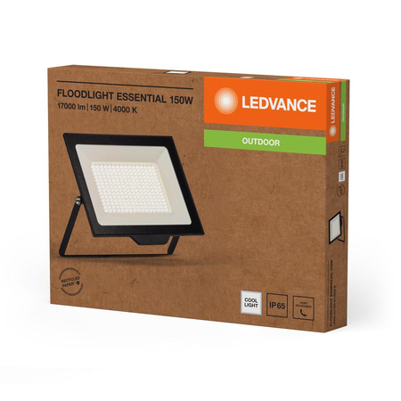 Naświetlacz LED Halogen Zewnętrzny Reflektor IP65 150W 4000K Neutralny Czarny LEDVANCE