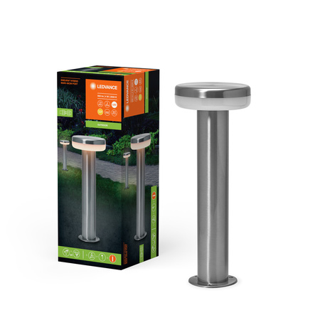 Lampa Ogrodowa Zewnętrzna Stojąca Słupek 4W 240lm 3000K IP44 Srebrny Endura Ledvance