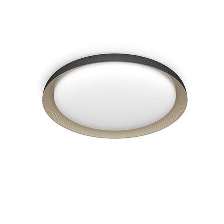 Lampa Sufitowa Plafon LED 10W 1850lm 2700K SceneSwitch Czarna Pebblo Ultra Efficient Philips