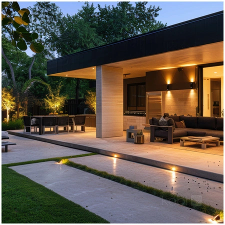 Lampa Ogrodowa Kinkiet Elewacyjny Zewnętrzny 2x GU10 IP54 Czarna Querk Kobi