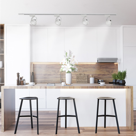 Reflektor Szynowy GU10 ES111 Biały VICTUS Lampa do Szynoprzewodów Jednofazowych Lumiled