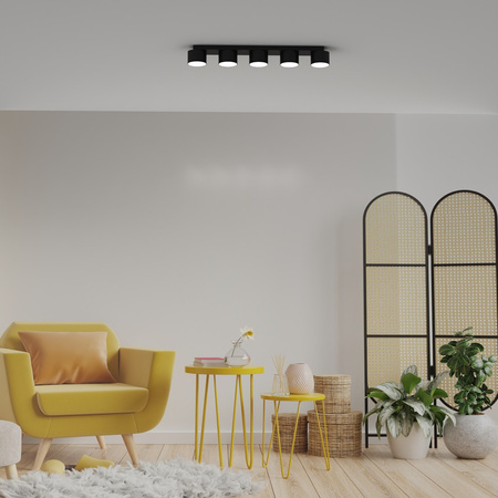 Lampa Sufitowa DIXIE Czarna 5xGX53 Milagro