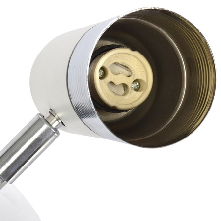 Lampa Ścienna Kinkiet DANI Biała Chrom 1xGU10 Milagro
