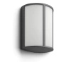 Kinkiet Ogrodowy Lampa Elewacyjna Zewnętrzna LED 6W 600lm 2700K IP44 Antracyt Stock Philips