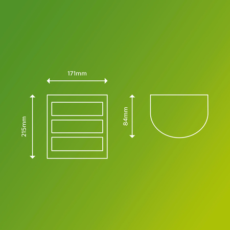 Kinkiet Ogrodowy Lampa Elewacyjna Zewnętrzna LED 6W 450lm 2700K Antracyt IP44 Python Philips