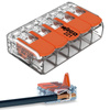 Złączka Instalacyjna Szybkozłączka 221-615 na Przewód 5x0,5-6mm WAGO