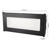 Lampa LED Przemysłowa High Bay Liniowa 50W 5500lm 5000 Zimna 110° Czarny IP65 Masterled
